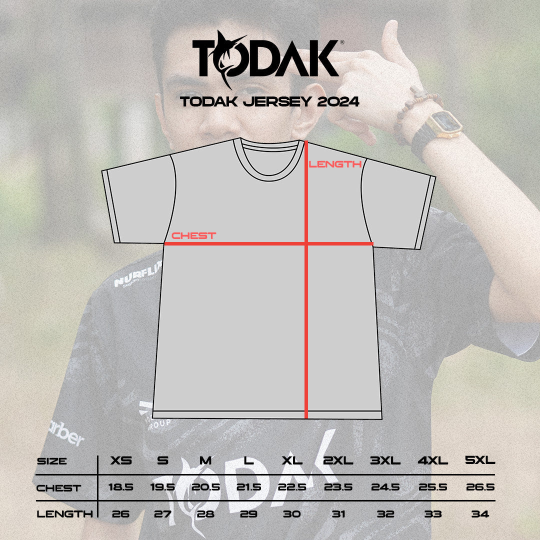 Todak Team Jersey 2024 Home / Away with IGN ( 3 MAY 2024 - 17 MAY 2024)(PREORDER 2 WEEK)
